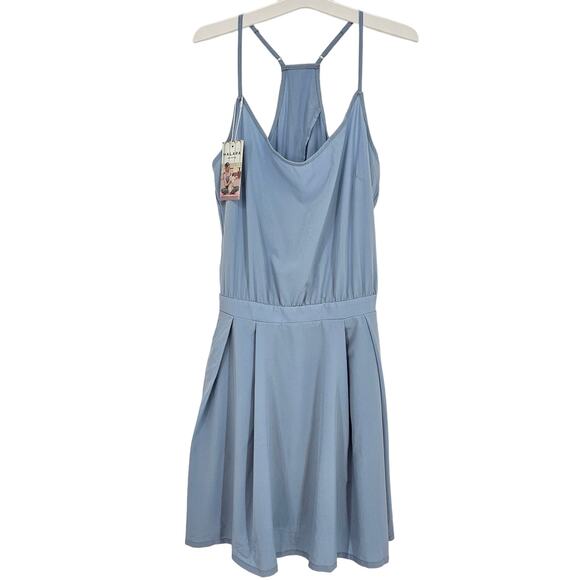 HALARA Dresses & Skirts - Halara Womans XS Breezeful Racer Back with Cutout Side Pocket Mini Dress NEW